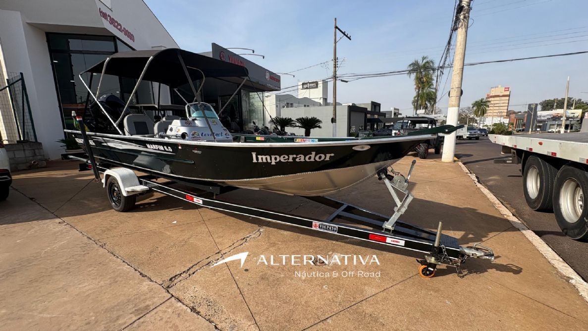 lancha levefort marfim 6.0 freestyle (2024) 48hrs - Mercury 60hp 4T + Carreta Volpato